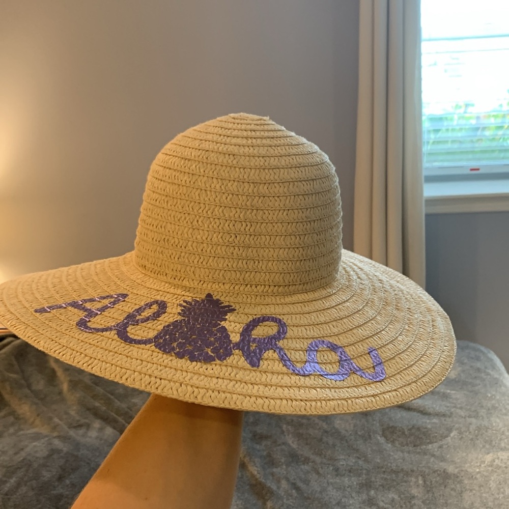 Straw floppy hat - Picture 4 of 4